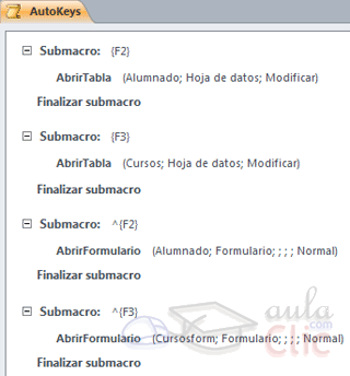 Ejemplo Autokeys en submacros
