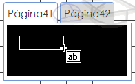 Ejemplo de pestaña en modo edición, insertando un control