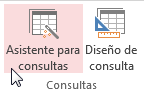 Asistente para consultas - botón en cinta