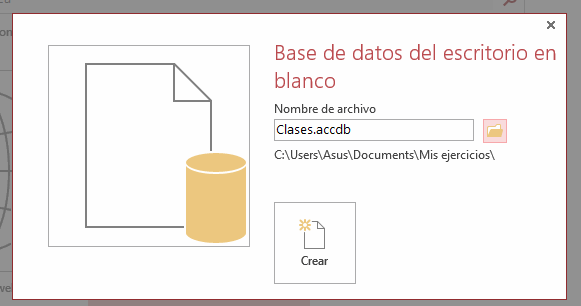 Nueva base de datos