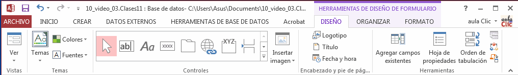 Diseño de Formulario