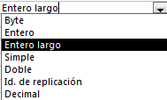 Tipos de datos numéricos