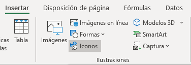 Insertar iconos
