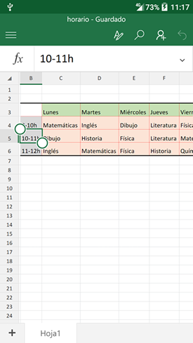 office mobile excel