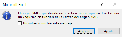 Notificación esquema XML