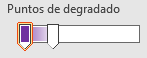 Punto de degradado