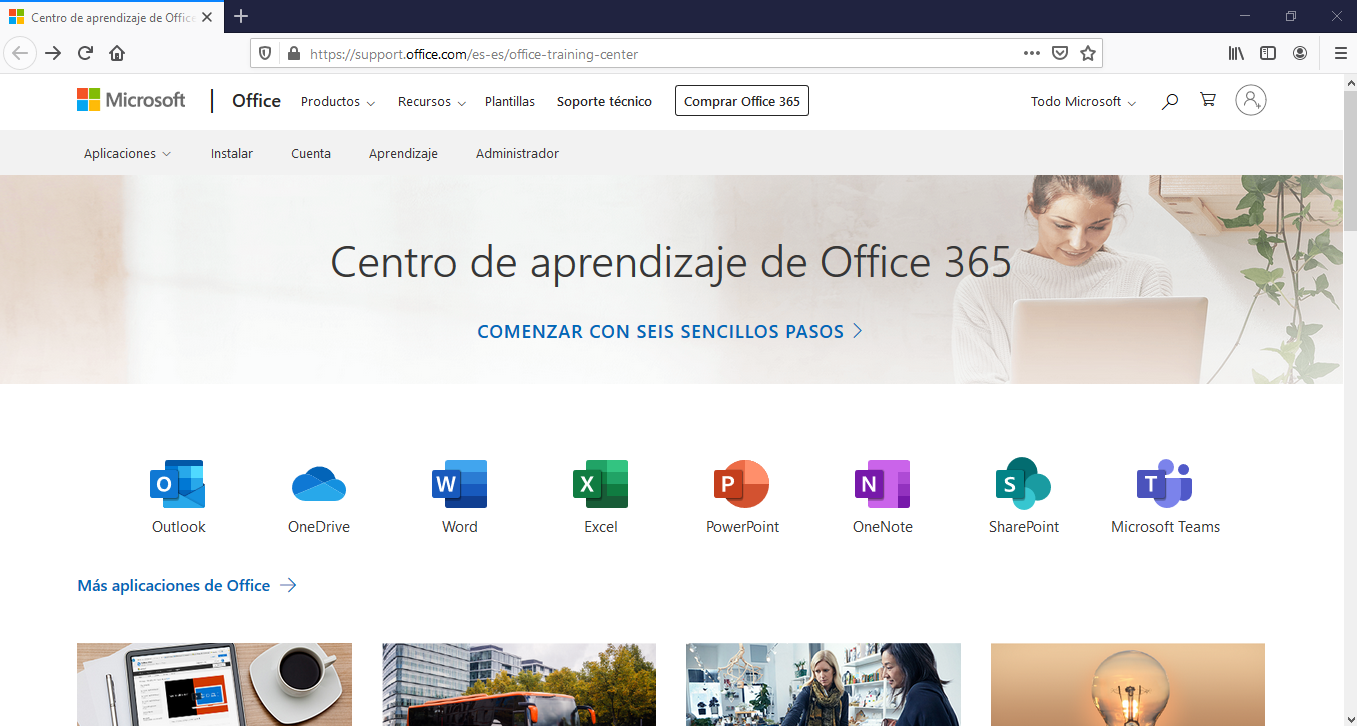 Centro aprendizaje Office
