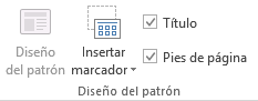 Grupo Diseño del patrón