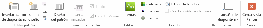 ficha Patrón de diapositivas