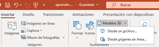 Insertar 3D