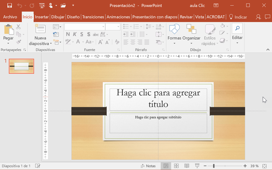 Diseño plantilla PowerPoint