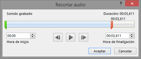 Recortar audio