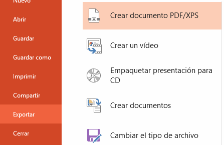 Tipos de archivo