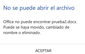 Archivo no encontrado