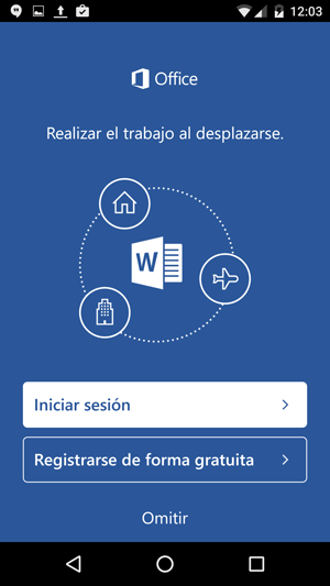 Microsoft Word para moviles