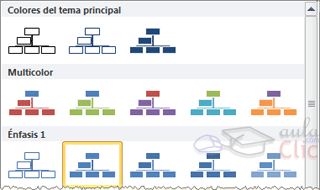 Colores de gráfico