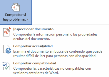 Comprobar errores - Preparar para compartir