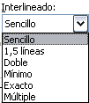 Interlineado