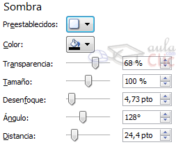 Efecto sombra