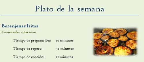 Receta con imagen