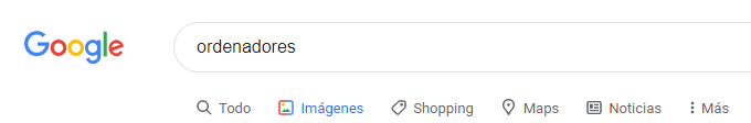 imágenes en Google