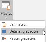 Menú macro