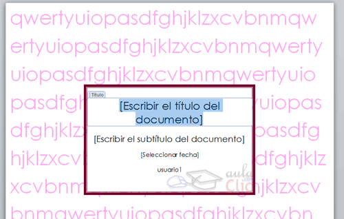 Portada - editar t&iacute;tulo