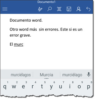 corrector de texto predictivo