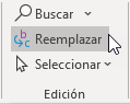 reemplazar