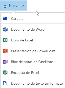 tipos de documentos skydrive